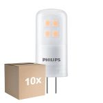 Mehrfachpackung 10x Philips CorePro LED Kapsel G4 Matt 2.1W 210lm - 827 Extra Warmweiß | Dimmbar - Ersatz Für 20W
