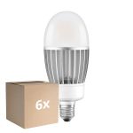 Mehrfachpackung 6x Ledvance LED Glühbirne HQL LED P E27 41W 5400lm - 827 Extra Warmweiß | Ersatz Für 125W