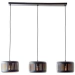 Brilliant Tyas Suspension Luminaire Métal Noir Dorée | Convient pour 3x E27