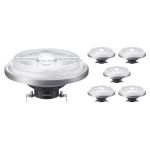Lot 6x Philips MASTER LED Spot G53 AR111 10.8W 600lm 24D - 927 Blanc Très Chaud | Meilleur rendu des couleurs - Dimmable - Équivalent 50W