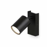 D'Lite Applique Murale Prisma Métal Noir | IP20 - Convient pour 1x GU10