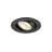 SLV New Tria 68 Spot Aluminium Noir Ronde 7.5W 621lm 38D - 930 Blanc Chaud | Diamètre 68mm -  Meilleur Rendu De Couleur - Dimmable 