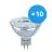 Lot 10x Ledvance Performance Spot LED Réflecteur GU5.3 MR16 5W 345lm 36D - 930 | Meilleur rendu de couleur - Dimmable - Remplacement 35W