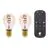 Eglo Connect.Z Smart LED Poire E27 Filament Ambre 9.8W 360lm - 822-865 Accordable Blanc | Dimmable - Remplacement 25W