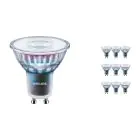 Lot 10x Philips MASTER LED Spot ExpertColor GU10 PAR16 3.9W 265lm 25D - 927 Blanc Très Chaud | Meilleur rendu des couleurs - Dimmable - Équivalent 35W