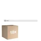 Lot 10x Philips MASTER LED T8 (EM/Direct 230V) Ultra Output 20W 3700lm - 840 Blanc Froid | 150cm - Remplacement 58W